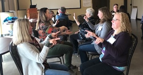 Wisconsin librarian participants in workshop